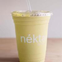 Mango Delight · Get your mango fix! Mango, pineapple, housemade cashew milk, and a little agave nectar. 320 ...
