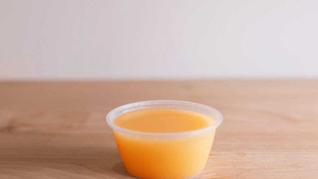 Turmeric Shot · An anti-inflammatory boost of turmeric & apple. 50 cal.