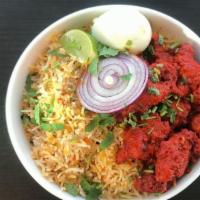 Chicken Boneless Biryani · Special flavoured slow cooked basmati rice layered with boneless pieces of chicken and tosse...