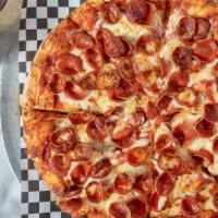 Lunch Special #470 (XX-Lrg Pepperoni Pizza) · One XX-Large Pepperoni Pizza. 18