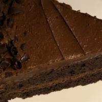 New Chocolate Fudge Cake · Slice of Rich, Chocolate Fudge Cake
