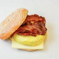 Bacon And Egg Sandwich · With cheese on your choice of bread.