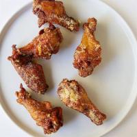 Parmesan Garlic  Butter Wings · Crispy wings tossed in special garlic butter sauce with parmesan cheese.