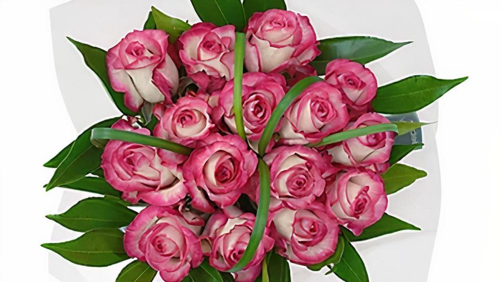 Debi Lilly Rose Chic Bouquet · Roses with greens, colors may vary