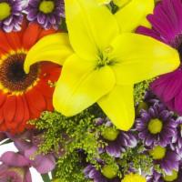 California Grown Deluxe · Mixed flower bouquet, colors may vary