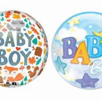 Baby Boy Bubble Balloon · Style may vary
