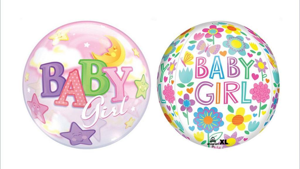 Baby Girl Bubble Balloon · Style may vary