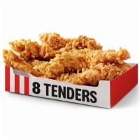 8 Tenders Bucket · 8 pieces of our freshly prepared Extra Crispy Tenders served with 4 dipping sauces. (1090 ca...