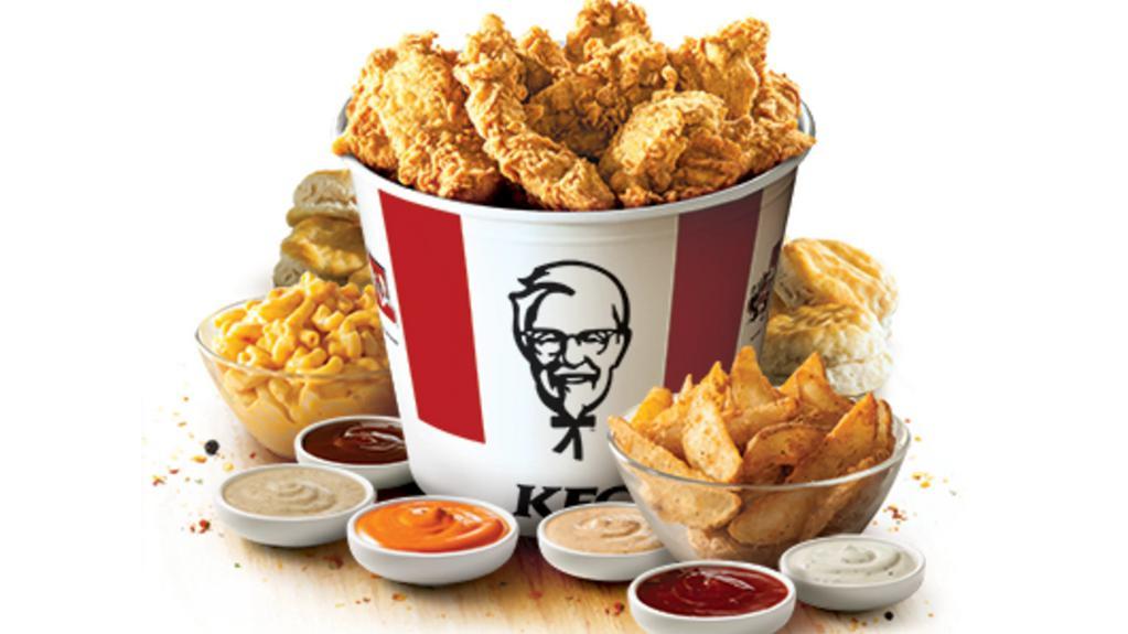 12 Tenders Meal · 12 Extra Crispy Tenders, 2 large sides of your choice, 6 biscuits, and 6 dipping sauces. (2610-5920 cal.)