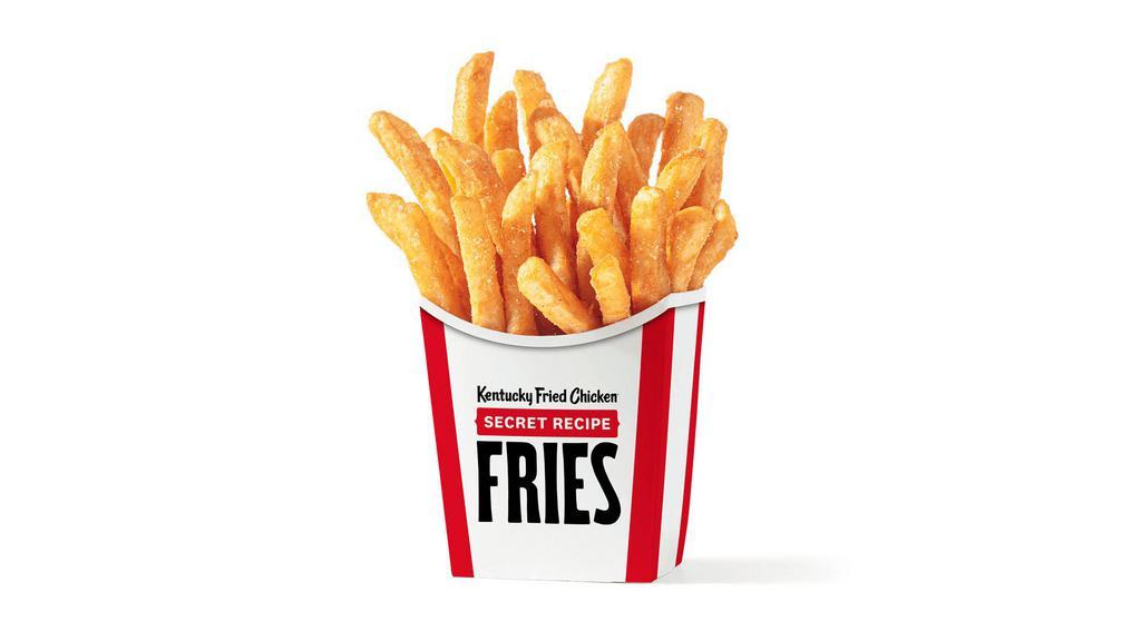 Fries · Crispier than your average fry and seasoned with our Secret Recipe. (230-930 cal.)