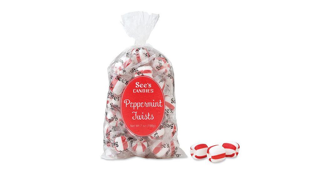Peppermint Twists · Great as a hostess gift or a perfect ending to a holiday meal, these individually-wrapped peppermints arrive fresh and have a unique, airy texture that will melt in your mouth!