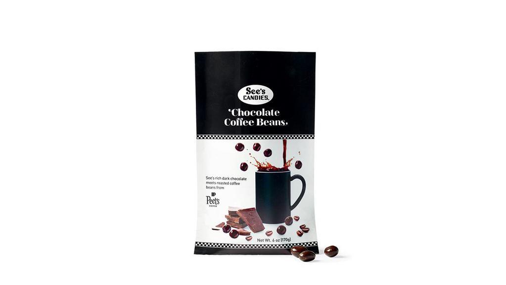 Chocolate Coffee Beans · Savor this hearty blend of three iconic California companies in one delicious treat. single-origin Brazilian arabica beans roasted to perfection at peet's, then coated in see's dark chocolate from Guittard. enjoy these rich, crunchy treats on their own. Or pair with your morning coffee for an extra boost! available while supplies last.