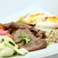 Tapsilog (Beef Tapa) · Tapsilog (Beef Tapa) – Thin sliced beef sirloin soaked in a traditional marinade and fried t...