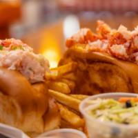 Double Play Lobster Roll · Two lobstah rolls of your choice in one basket.