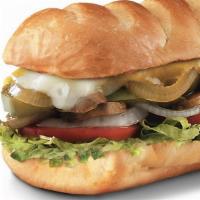 Veggie, Large (11-12 Inch) · Onions, bell peppers, and mushrooms topped with Provolone, Monterey Jack and Cheddar Cheese ...
