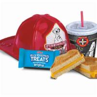 Kids Grilled Cheese, Combo · Includes 12 oz. fountain drink and kid's treat*.. *Upgrade to chips, cookie or brownie for a...