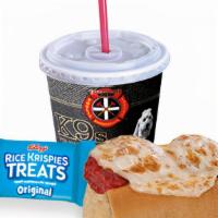 Kids Meatball, 1 Cookie · Includes 12 oz. fountain drink and kid's treat*.. *Upgrade to chips, cookie or brownie for a...