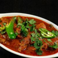 Andhra Chicken curry-2inch HT · serves 8 to 19 ppl approx. 
Bone in chicken curry( Spicy)