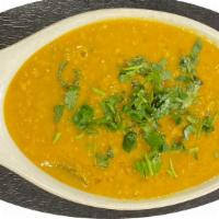 Dal Fry- Medium Spicy · Tempered red and yellow lentils.