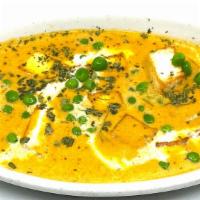 Mutter Paneer- Medium Spicy · Indian cheese and peas in special gravy.