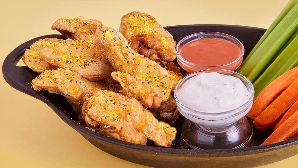 Lemon Pepper Wings · Classic Bone-In Chicken Wings, dressed up in our classic Lemon Pepper rub.