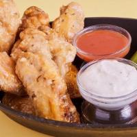 Garlic Parmesan Wings · Classic Bone-In Chicken Wings seasoned with garlic and parmesan