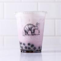 Ube Latte · Light and airy - our housemade ube marmalade is shaken with silky coconut milk and a touch o...