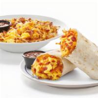 The Classic Burrito & Bowl  · A true breakfast classic with scrambled eggs+, choice of hickory-smoked bacon pieces or dice...