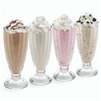 House-Made Milkshakes · Shake it to the next level with hand-scooped premium ice cream, vanilla, real milk and whipp...