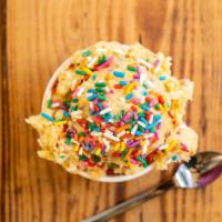 Cake Batter Half Pint · The options are endless with this blank slate of vanilla cake batter and sprinkles.