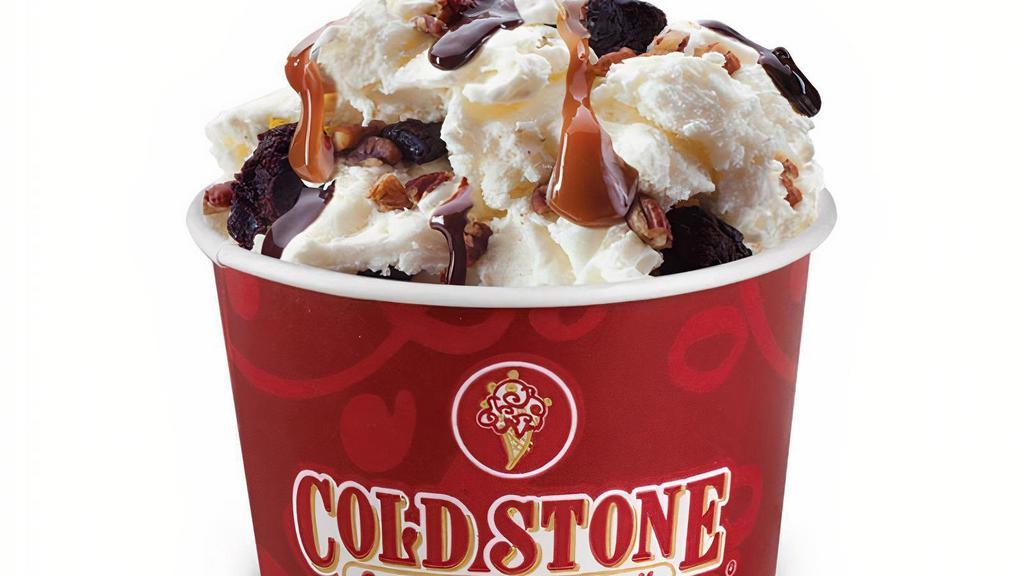 Founder's Favorite® · Sweet Cream Ice Cream with Pecans, Brownie, Fudge and Caramel