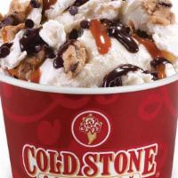 Cookie Doughn'T You Want Some® · French Vanilla Ice Cream with Chocolate Chips, Cookie Dough, Fudge and Caramel