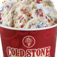 Somewhere Over The Rain-Dough™ · Classic Cookie Dough Ice Cream with Frosting, Rainbow Sprinkles and Sugar Crystals