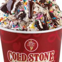 Oreo® Cookie Confetti & Crème · OREO® Crème Ice Cream, OREO® Cookies, Rainbow Sprinkles & Fudge