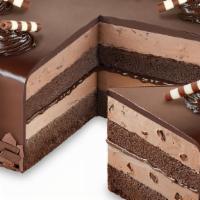 Midnight Delight® - Ready For Pick Up Now · Layers of moist Devil's Food Cake, Fudge and Chocolate Ice Cream with Chocolate Shavings wra...