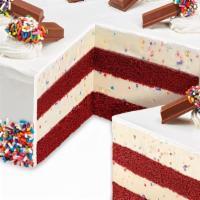 Cake Batter Confetti™ - Ready For Pick Up Now · Layers of moist Red Velvet Cake and Cake Batter Ice Cream® with Rainbow Sprinkles wrapped in...