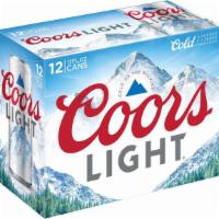 Coors Light Can (12 Oz X 12 Ct) · Coors Light is a natural light lager beer that delivers Rocky Mountain cold refreshment with...