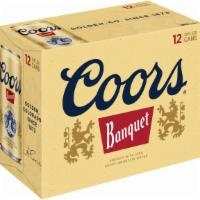 Coors Banquet Can (12 Oz X 12 Ct) · Malted in-house and brewed with 100% Rocky Mountain water and ingredients like high country ...