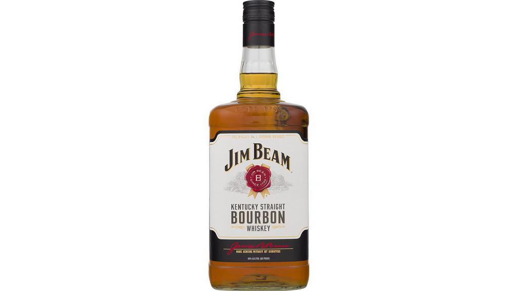 Jim Beam (1.75 L) · Elegant. Smooth. Refined. That’s what 4 years of aging in newly charred American white oak barrels does to our bourbon. But every drop is worth the effort, and we love the idea of sticking to our great-great-grandfather’s recipe.