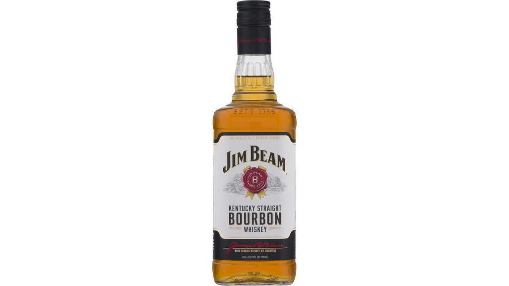 Jim Beam (750 ml) (Whiskey) · Elegant. Smooth. Refined. That’s what 4 years of aging in newly charred American white oak barrels does to our bourbon. But every drop is worth the effort, and we love the idea of sticking to our great-great-grandfather’s recipe.