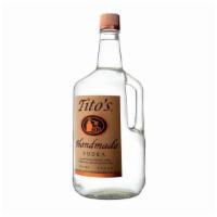 Tito's Handmade Vodka (1.75 L) · Distilled & bottled by Fifth generation, Inc. Austin TX. 40% alc./vol. Award winning America...