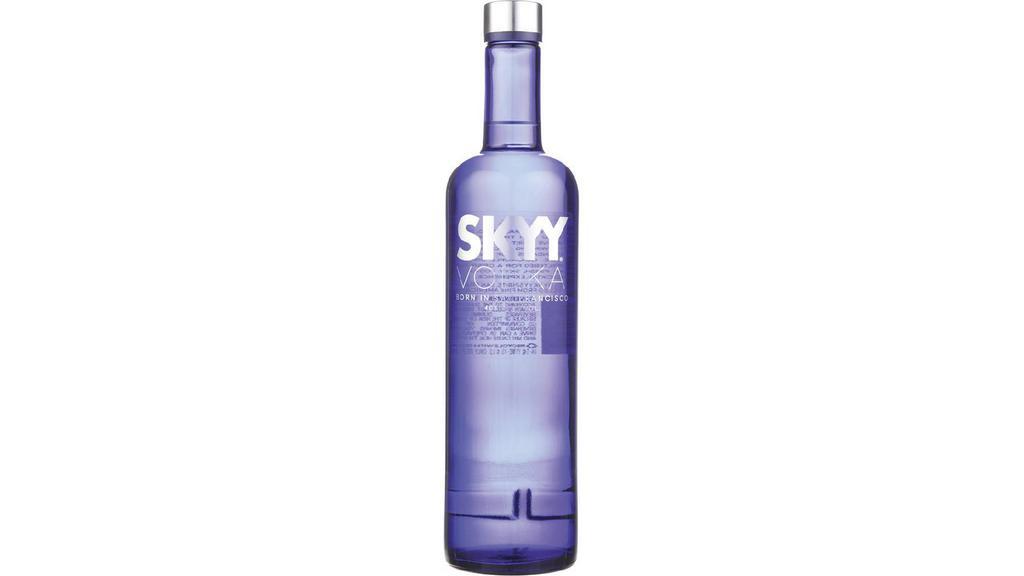 Skyy Vodka (750 ml) · A smooth, gluten-free, fresher-tasting vodka that not only adds character to any cocktail, but also raises the bar on the vodka & soda.