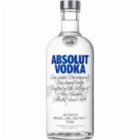 Absolut (750 ml) (Vodka) · Enjoy your favorite vodka drinks with Absolut vodka. This all-natural spirit has no added su...