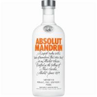 Absolut Mandarin (750 ml) · Absolut Mandrin is made from all-natural ingredients to allow its winter wheat and citrus-fo...