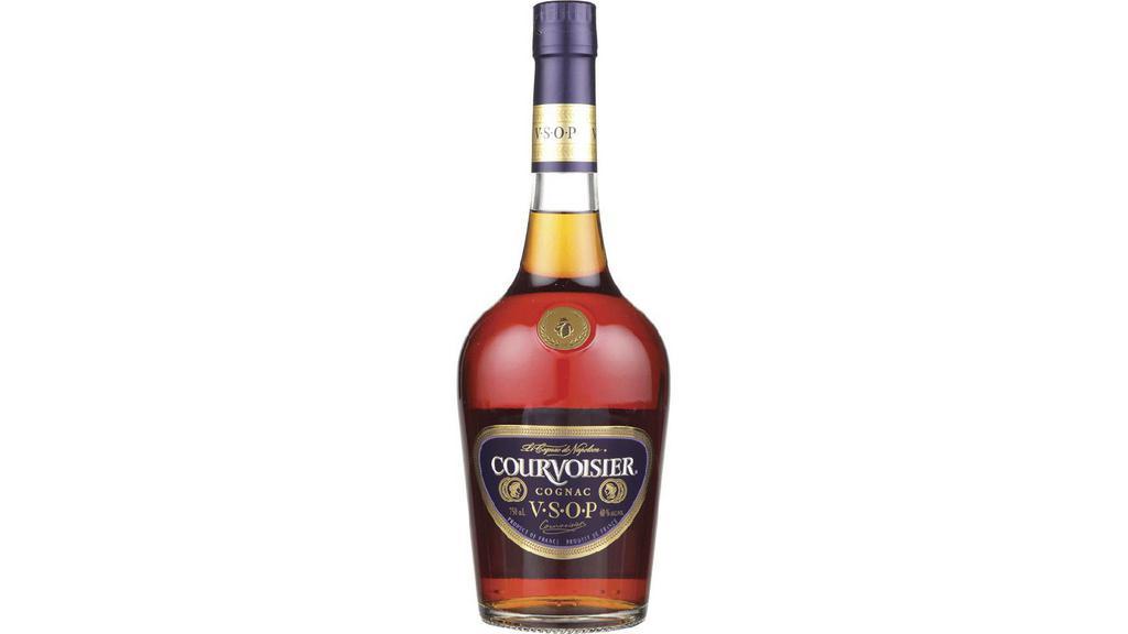 Courvoisier Vsop (750 Ml) · Grande and Petite Champagnes bring harmony while Fins Bois give a floral and fruity character to Courvoisier® VSOP Cognac. This skillfully crafted cognac is a blend of several crus with a perfect balance between Fins Bois, Grande and Petite Champagnes at the peak of their aromatic potential.