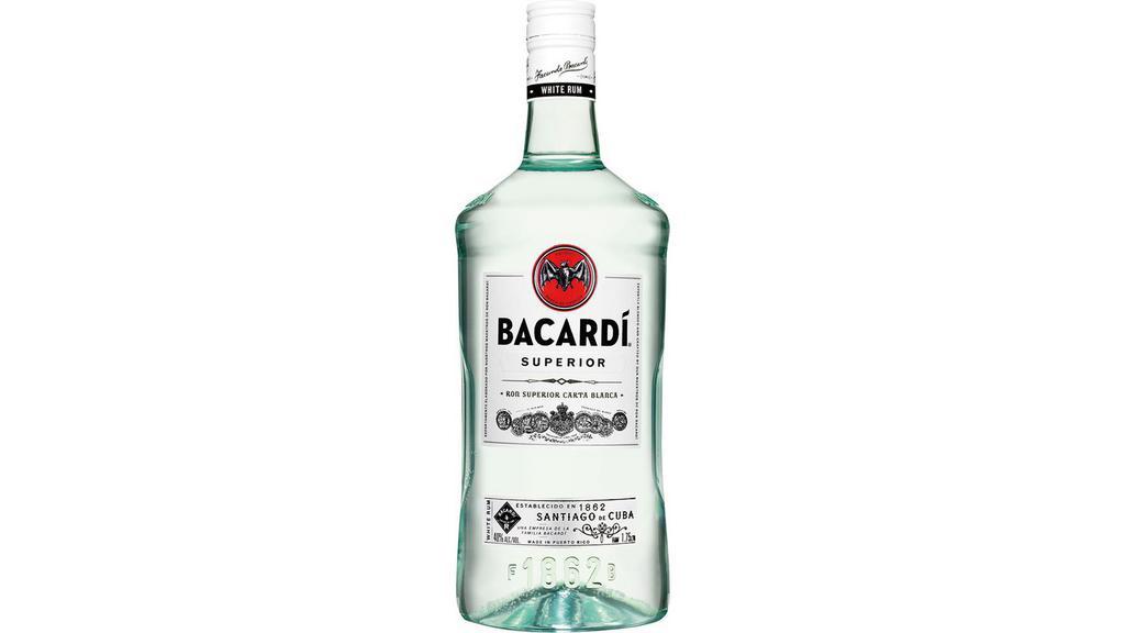 Bacardi Superior (1.75 L) · BACARDÍ Superior Rum is a light and aromatically balanced rum. Subtle notes of almonds and lime are complemented by hints of vanilla. The finish is dry, crisp, and clean.