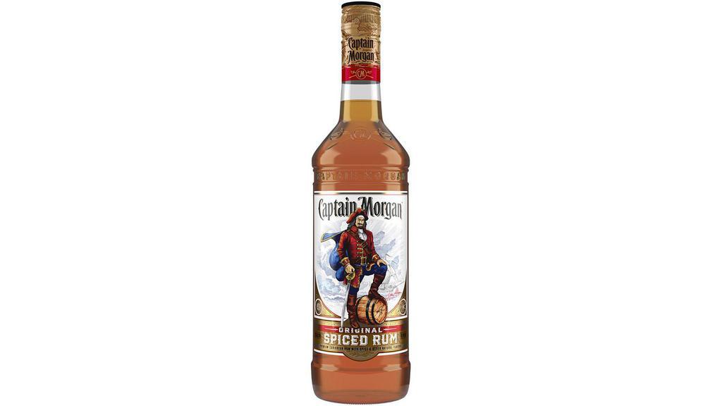 Captain Morgan Spiced Rum (750 ml) · Smooth and medium bodied, this spiced rum is a secret blend of Caribbean rums. Its subtle notes of vanilla and caramel give classic rum cocktails a distinctive, flavorful finish.