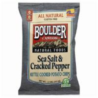 Boulder Kettle Chips Salt & Pepper, 1.5 oz · Boulder kettle chips salt & pepper, 1.5 oz.