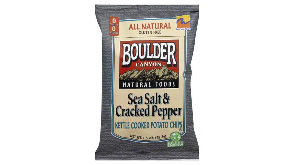 Boulder Kettle Chips Salt & Pepper, 1.5 oz · Boulder kettle chips salt & pepper, 1.5 oz.