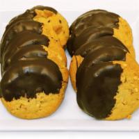 Fresh Baked Chocolate Dipped Peanut Butter Cookies · Fresh baked chocolate dipped peanut butter cookies, 12 ct.